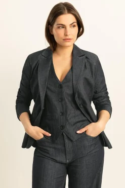 Expresso Blazer - Jasjes^Blazer DARK BLUE DENIM