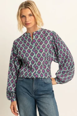 Expresso Blouses^Blouse AQUA-TURQ