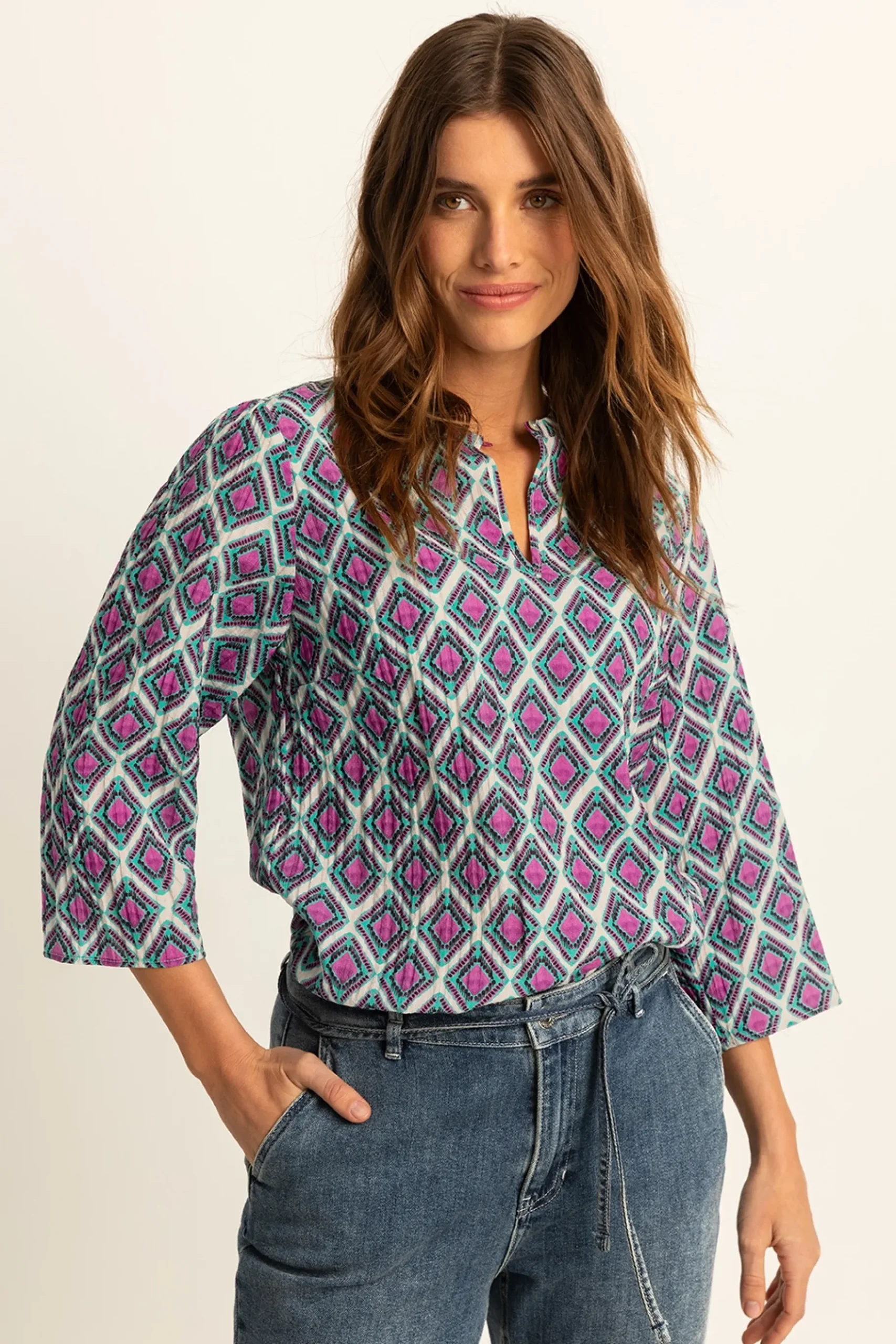 Expresso Blouses^Blouse AQUA-TURQ