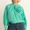 Expresso Blouses^Blouse AQUA-TURQ