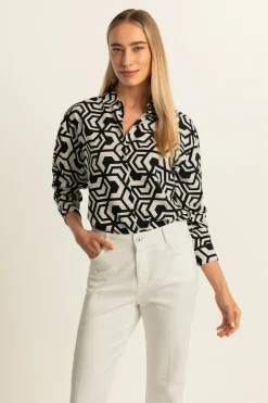 Expresso Blouses^Blouse ZWART