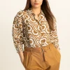 Expresso Blouses^Blouse MIDDEN BRUIN