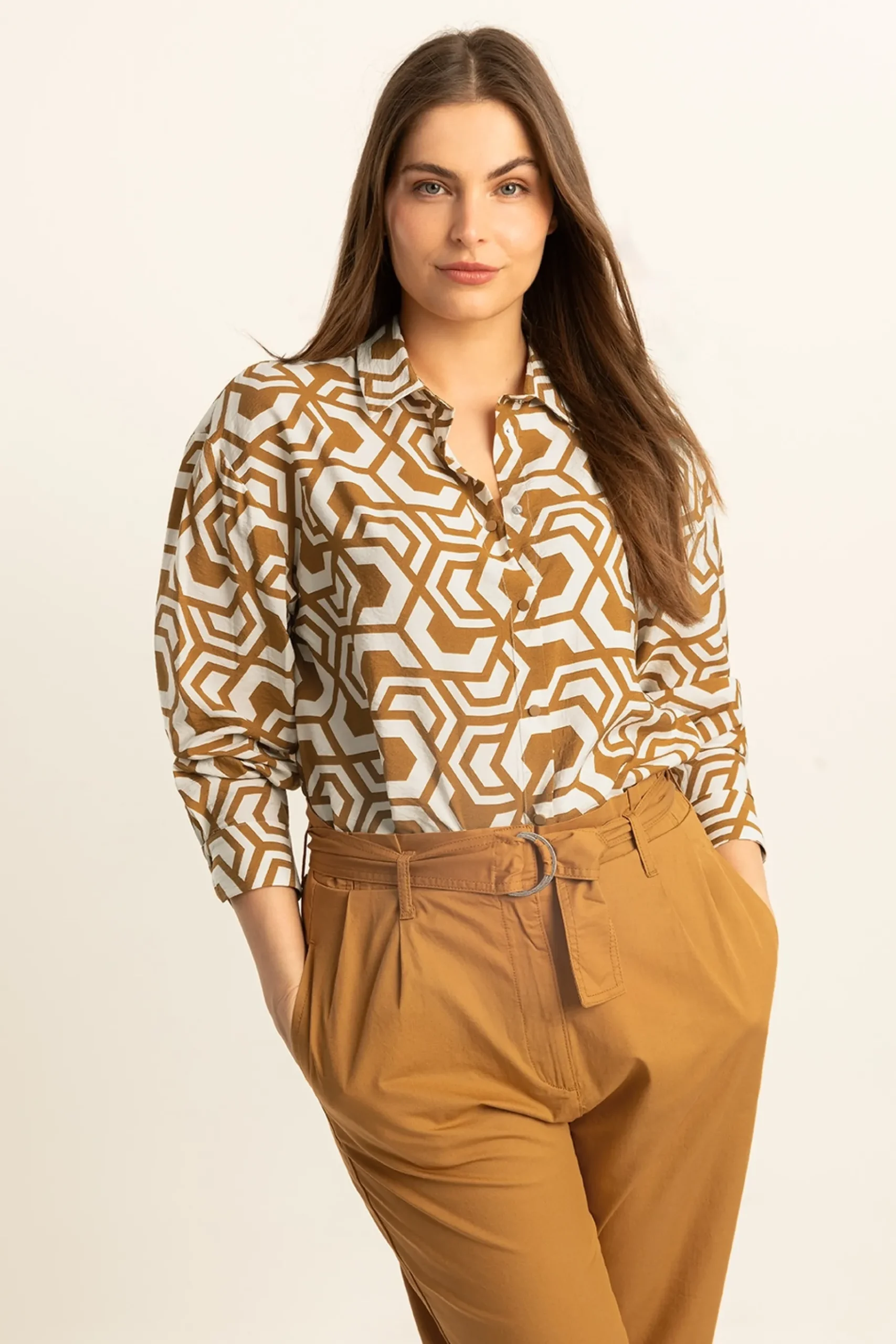 Expresso Blouses^Blouse MIDDEN BRUIN
