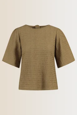 Expresso Tops^Blouse MIDDEN BRUIN