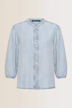 Expresso Blouses^Blouse LIGHT BLUE DENIM