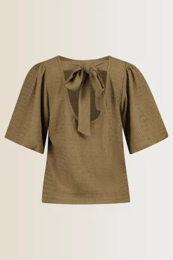 Expresso Tops^Blouse MIDDEN BRUIN