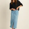 Expresso Rokken^Broek LIGHT BLUE DENIM