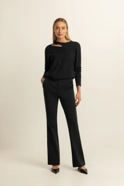 Expresso Broeken^Broek ZWART