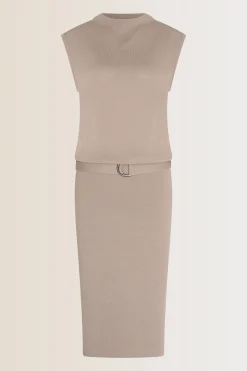Expresso Jurken^Jurk TAUPE