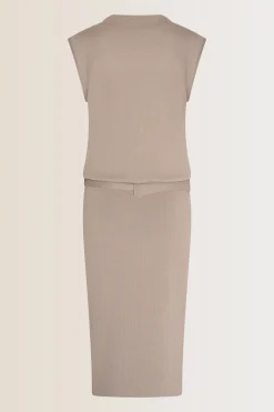 Expresso Jurken^Jurk TAUPE