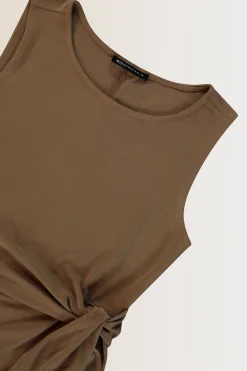 Expresso Jurken^Jurk MIDDEN BRUIN