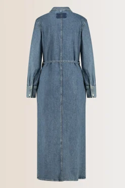 Expresso Jurken^Jurk MID BLUE DENIM