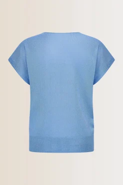 Expresso Tops^Top MIDDEN BLAUW