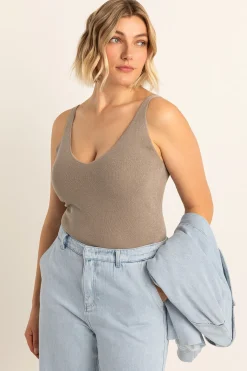 Expresso Tops^Trui TAUPE