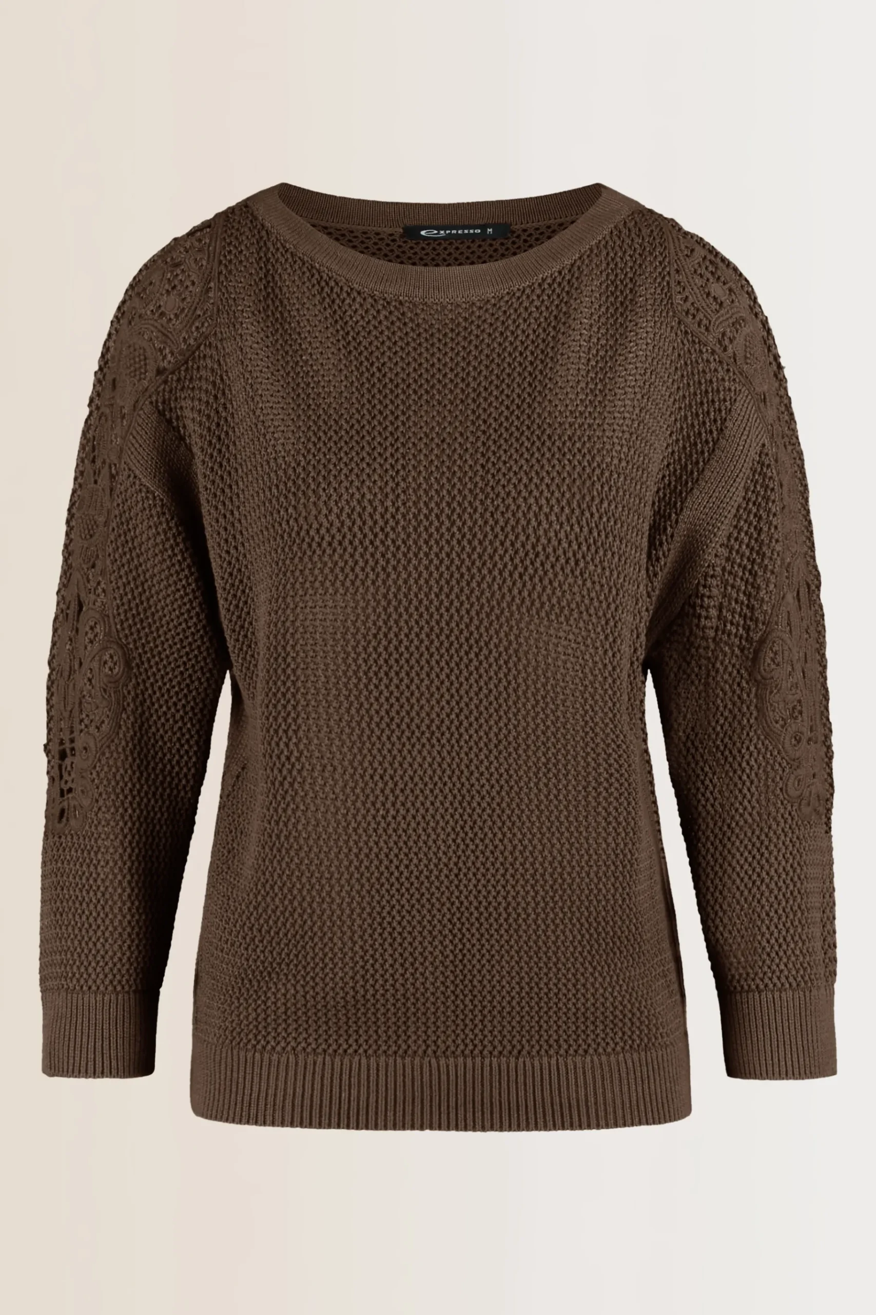 Expresso Truien | Knitwear^Trui MIDDEN BRUIN