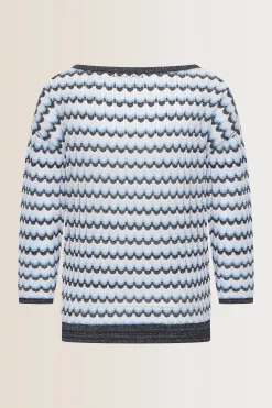 Expresso Truien | Knitwear^Trui MIDDEN BLAUW