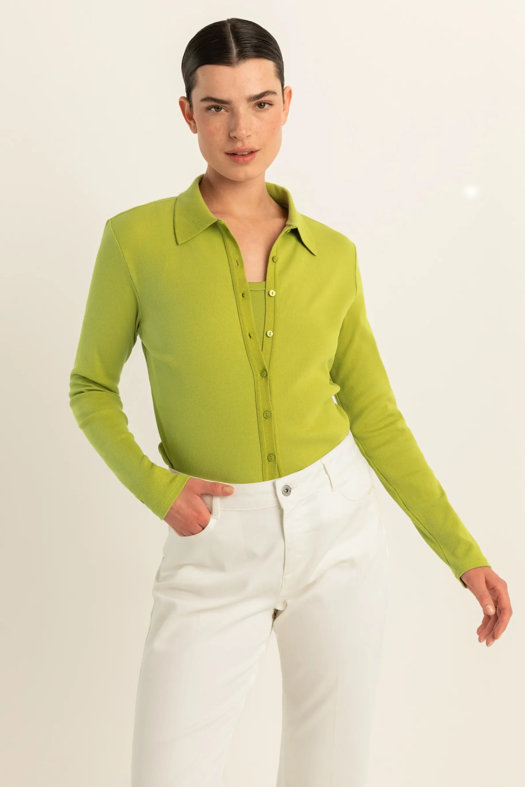 Expresso Tops^Vest LIME